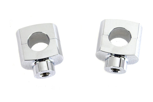 V-Twin 1-1/2 inch Short Riser Set Chrome - 25-2234
