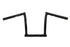 MCM 11 inch Black ChiZeled Z-Bar Handlebar with Indents - 25-2285