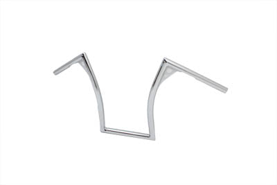 MCM 15 inch Pirate Z-Bar Handlebar Chrome - 25-3253