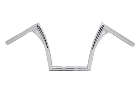 MCM 12 inch Pirate Z-Bar Handlebar Chrome - 25-3254