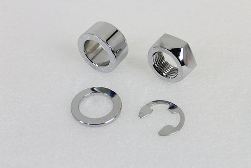 Colony Rear Axle Spacer Set Smooth Style Chrome - 2508-4