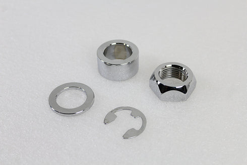 Colony Rear Axle Spacer Set Smooth Style Chrome - 2508-4