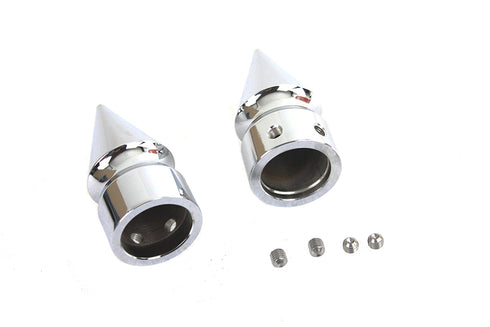 Colony Front Axle Nut Cap Set Pike Style - 2536-2