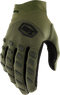100% Airmatic Gloves - Green - Small 10000-00035