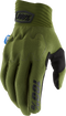 100% Cognito Smart Shock Gloves - Army Green/Black - Small 10014-00025