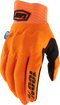 100% Cognito Smart Shock Gloves - Fluorescent Orange - Small 10014-00035