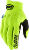 100% Cognito Smart Shock Gloves - Fluorescent Yellow - Small 10014-00040