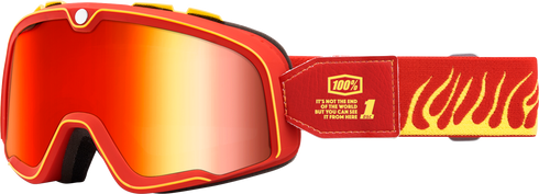 100% Barstow Goggle - Death Spray - Red Mirror Lens 50000-00011
