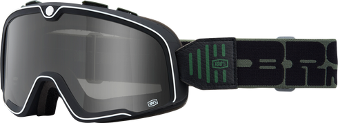 100% Barstow Goggle - Kalmus - Smoke Lens 50000-00013