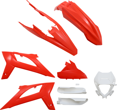 ACERBIS Full Body Kit - '21 OEM Red/ White - Beta - Enduro RR '20-'22 2936267118