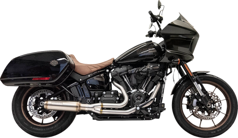 BASSANI XHAUST 2-into-1 Stainless Exhaust System with 4" Super Bike Muffler 1S78SS