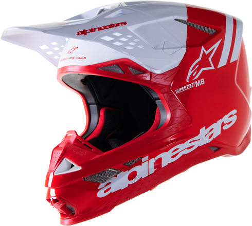 ALPINESTARS Supertech M8 Helmet - Radium 2 - MIPS? - Gloss Red/White - Medium 8301523-3012-MD