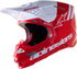 ALPINESTARS Supertech M8 Helmet - Radium 2 - MIPS? - Gloss Red/White - Medium 8301523-3012-MD