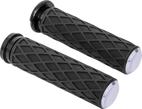 ARLEN NESS Diamond Grips - TBW - Chrome 500-008