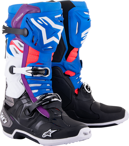 ALPINESTARS Tech 10 Supervented Boots - Blue/Black/White - US 13 / EU 48 2010520-1792-13
