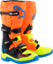 ALPINESTARS Tech 5 Motocross DirtbikeBoots - Orange Fluorescent/Blue/Yellow Fluorescent - US 10 / EU 44.5 2015015-4755-10