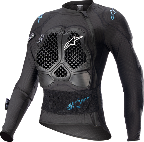 ALPINESTARS Stella Bionic Action v2 Protection Jacket - Black/Cyan - Small 6516823-1079-S