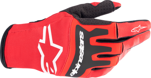 ALPINESTARS Techstar Gloves - Warm Red/Black - 2XL 3561023-3110-2X