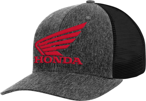 HONDA APPAREL Honda Trucker Hat - Charcoal/Red NP21A-H3163