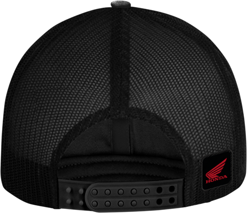 HONDA APPAREL Honda Trucker Hat - Charcoal/Red NP21A-H3163