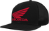 HONDA APPAREL Honda Wing Flat Bill Hat - Black/Red NP21A-H3170