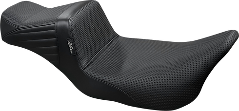 LE PERA Tailwhip Daddy Long Legs Seat - Basketweave - Black - FL '08-'23 LK-587DLBW