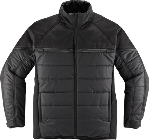ICON Ghost Puffer Jacket - Black - Small 2820-6190