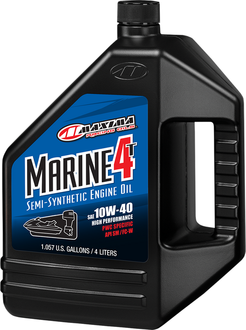 MAXIMA RACING OIL Marine Synthetic Blend 4T Engine Oil - 10W-40 - 4 L 30-529128