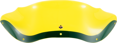 KLOCK WERKS Kolor Flare™ Windshield - 8" - Yellow Ice - FLTR KWW-01-0624