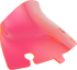 KLOCK WERKS Kolor Flare™ Windshield - 4" - Pink Ice - FLH KWW-01-0650