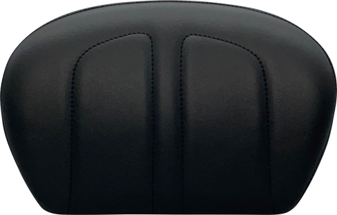 LE PERA Sissy Bar Pad - Large - Maverick Stitch - Dull Black L-SBP01MAV-DULL