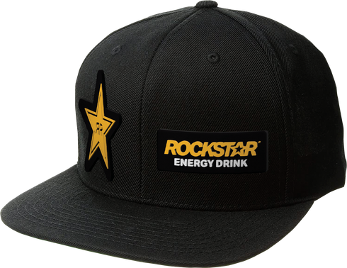 FACTORY EFFEX Rockstar Team Snapback Hat - Black 26-86620