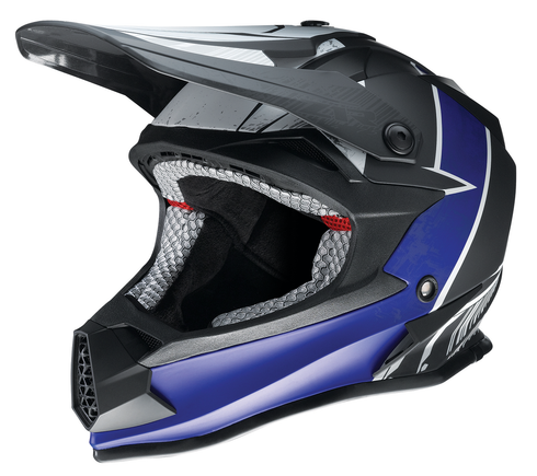 Z1R Youth F.I. Helmet - Fractal - MIPS® - Matte Black/Blue - Small 0111-1511