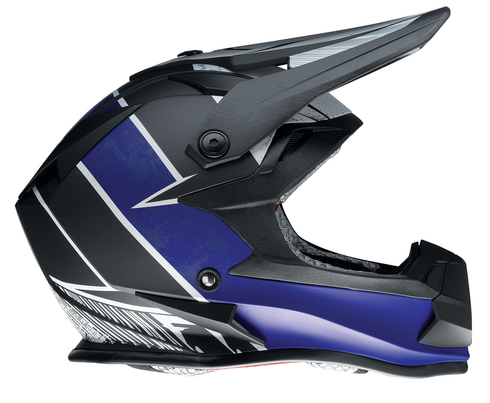 Z1R Youth F.I. Helmet - Fractal - MIPS® - Matte Black/Blue - Small 0111-1511