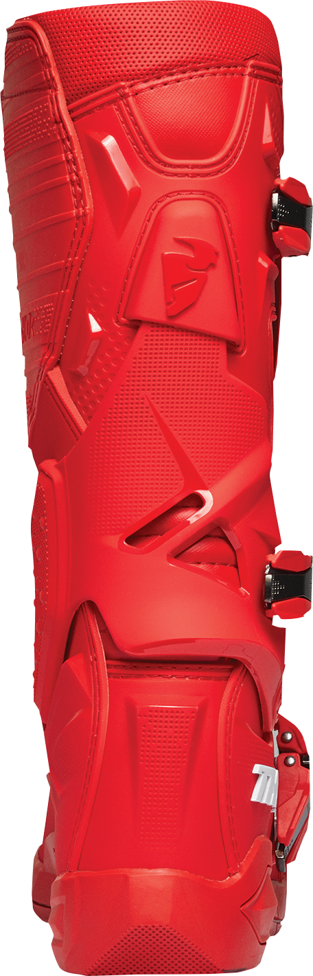 THOR Radial Boots - Red - Size 8 3410-2737