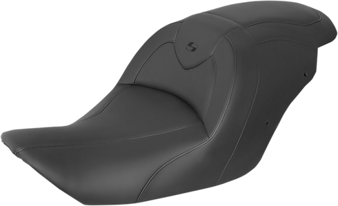 SADDLEMEN RoadSofa™ Seat - without Backrest - Black w/ Black Stitching - GL1800 '14-'17 H23-20-187