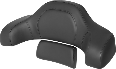 SADDLEMEN RoadSofa™ Tour-Pak® Pad - Black w/ Black Stitching - Indian '14-'24 I14-07-TPACK-RS