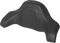 SADDLEMEN Passenger Backrest/Trunk Pad - Black w/ Black Stitching - GL1800 '18-'20 H18-07-TPACK-RS