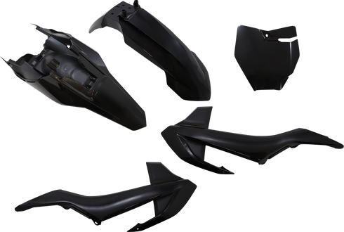 UFO Replacement Body Kit - Black - Gas Gas - MC '21-'23 GGKIT700-001