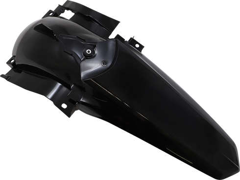 UFO MX Rear Fender - Black - Yamaha - YZ '22-'26 YA04875-001