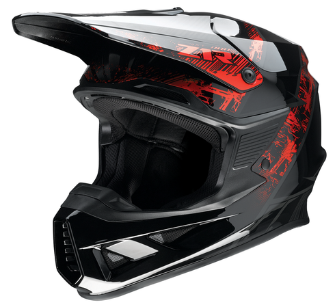 Z1R F.I. Helmet - Fractal - MIPS® - Red - Large 0110-7783