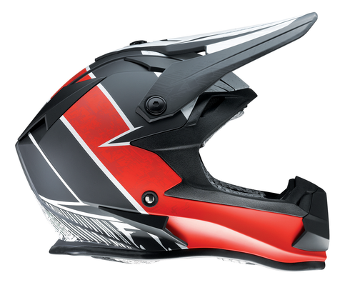 Z1R Youth F.I. Helmet - Fractal - MIPS® - Matte Black/Red - Large 0111-1519