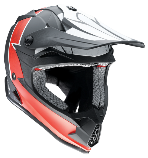 Z1R Youth F.I. Helmet - Fractal - MIPS® - Matte Black/Red - Large 0111-1519