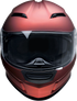 Z1R Jackal Helmet - Satin - Red - Large 0101-14824