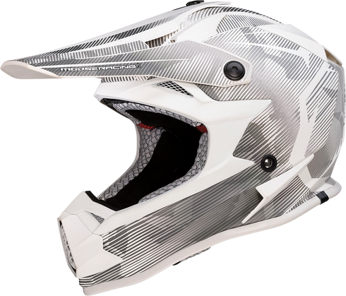 MOOSE OFFROAD Youth F.I. Helmet - Agroid Camo - MIPS® - Gray/White - Small 0111-1529