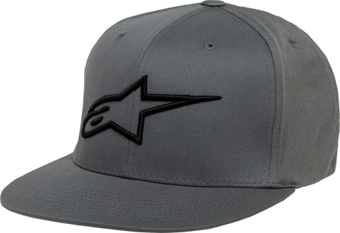 ALPINESTARS ALPINESTARS Ageless Flat Bill Hat - Charcoal/Black - Large/XL 1035810151810LX - 2501-3900