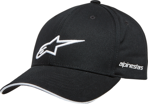 ALPINESTARS ALPINESTARS Rostrum Hat - Black/White - One Size 1232-81000-1020 - 2501-3923