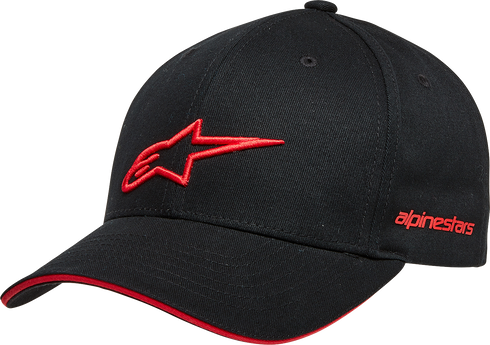ALPINESTARS ALPINESTARS Rostrum Hat - Black/Red - One Size 1232-81000-1030 - 2501-3924