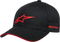 ALPINESTARS ALPINESTARS Rostrum Hat - Black/Red - One Size 1232-81000-1030 - 2501-3924