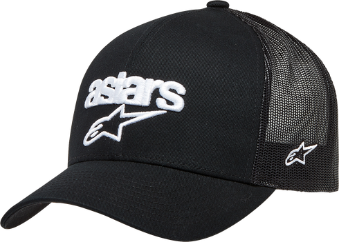 ALPINESTARS ALPINESTARS Pedigree Hat - Black/White - One Size 1232-81040-1020 - 2501-3979